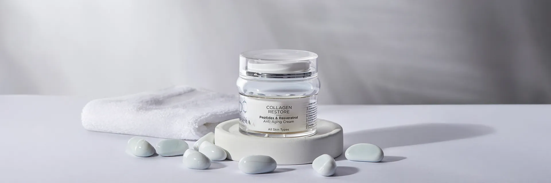 CellDerma COLLAGEN RESTORE Peptides and Resveratrol Anti-Aging Cream skincare product