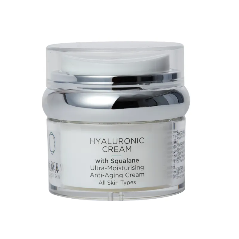 CellDerma HYALURONIC CREAM with Squalane Ultra-Moisturising Anti-Aging Cream skin care product