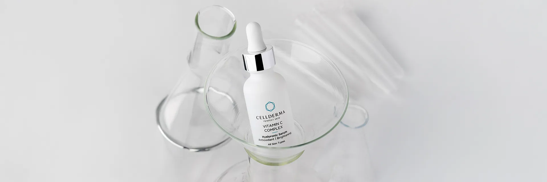 CELLDERMA VITAMIN C COMPLEX Hyaluronic Serum Antioxidant Brightening Product