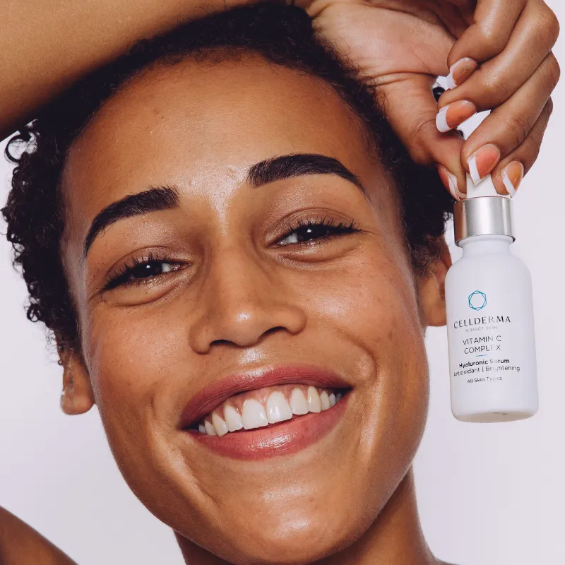 CELLDERMA VITAMIN C COMPLEX Hyaluronic Serum Antioxidant Brightening Skincare Product